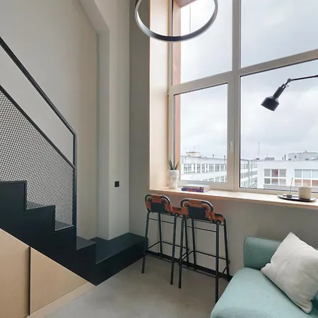 Stylish Designer Loft In Trendiest District 维尔纽斯